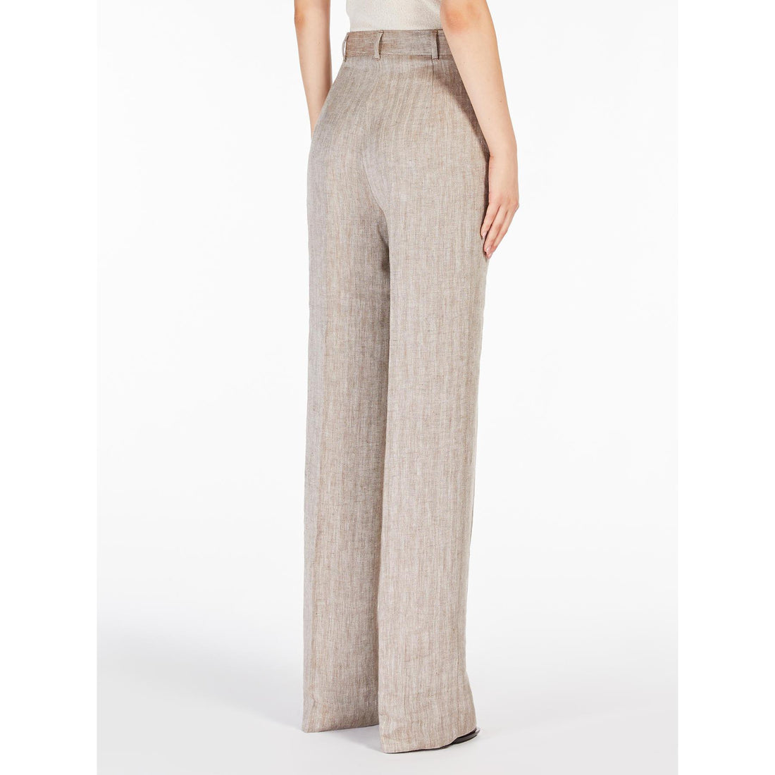 pantalone in lino melange SATIRA 004 MAXMARA 