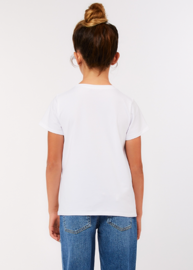 t-shirt con logo GA6045JS003 V9116 LIU JO JUNIOR 