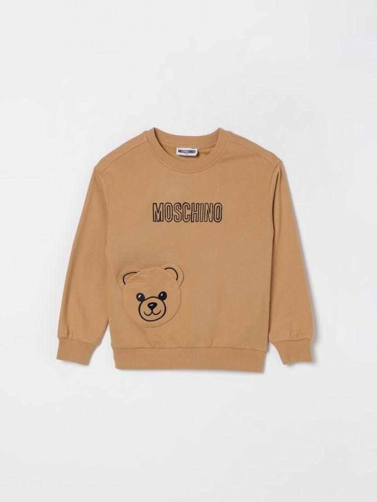 felpa con orsetto HUF095LCA60 20351 MOSCHINO KIDS 