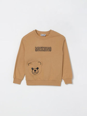 felpa con orsetto HUF095LCA60 20351 MOSCHINO KIDS 