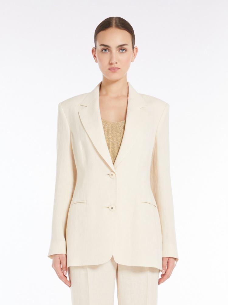 blazer in lino dèlavè MICIO 001 MAXMARA 