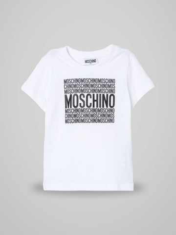 t-shirt con multiscritta