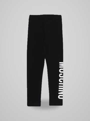 Leggins bambina con logo