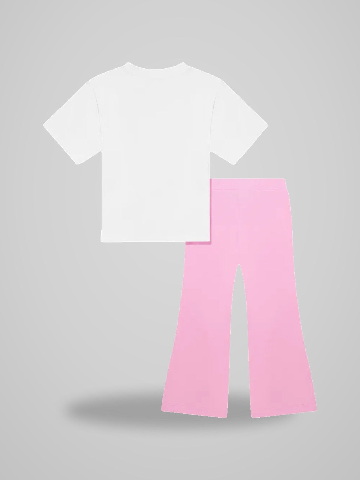 tuta con pantalone e maglietta HDG01P LBA00 51473 MOSCHINO KIDS 
