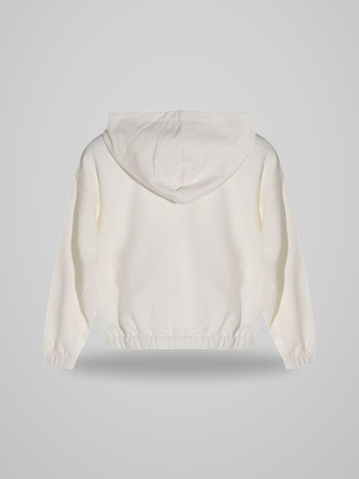 felpa con stampa e cappuccio HDK036LDA16 83933 MOSCHINO KIDS 