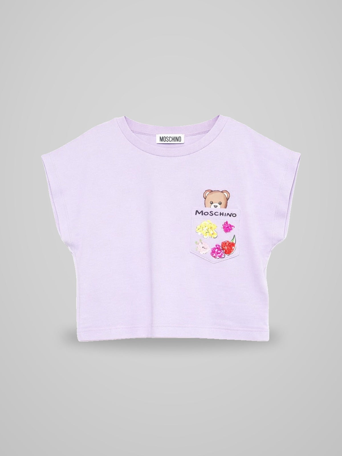 t-shirt con logo orsetto