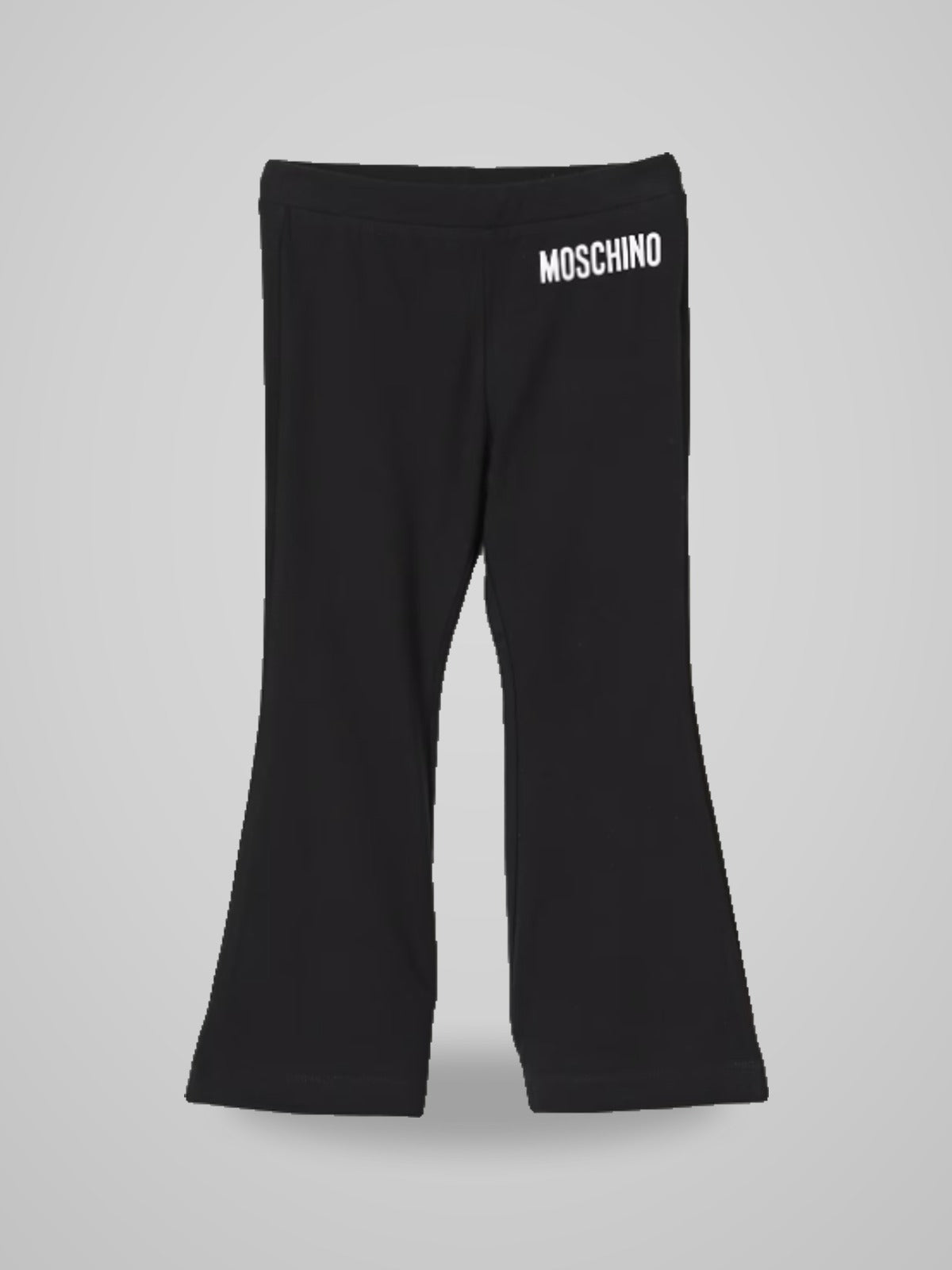 pantalone a zampa con logo