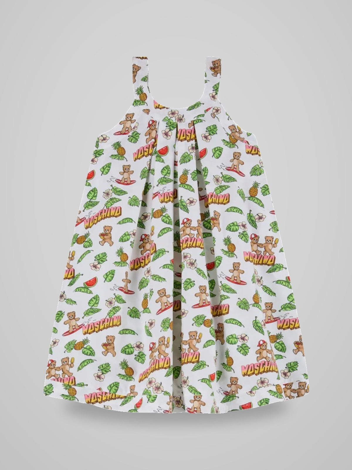 abito fantasia all over HDV0HF LLB65 83657 MOSCHINO KIDS 