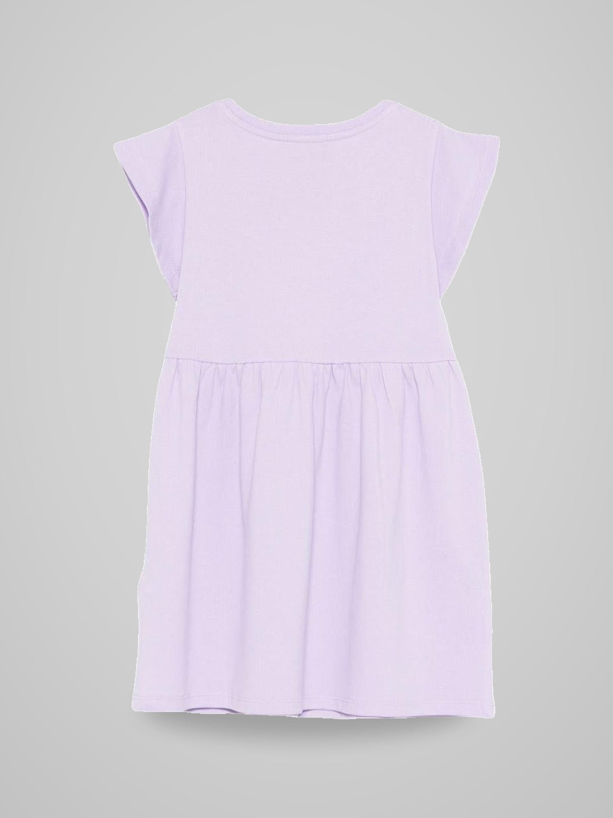 abito con ricamo fiori HDV0HQ LFA06 51683 MOSCHINO KIDS 