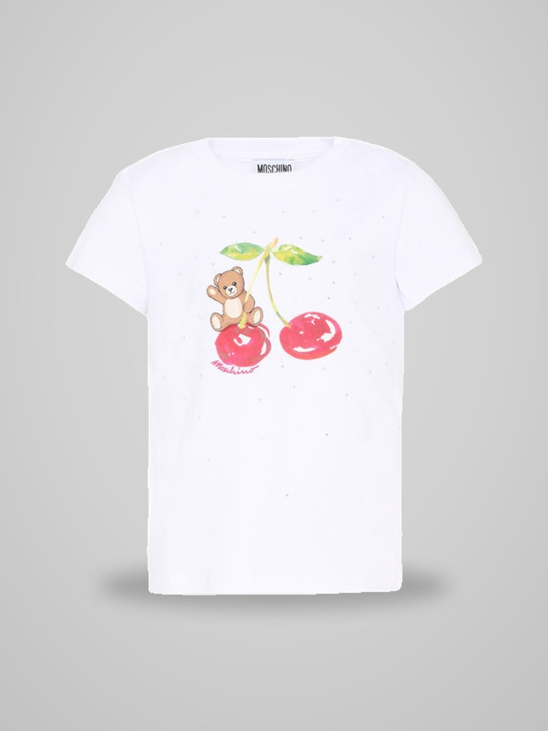 t-shirt con teddy ciliegia