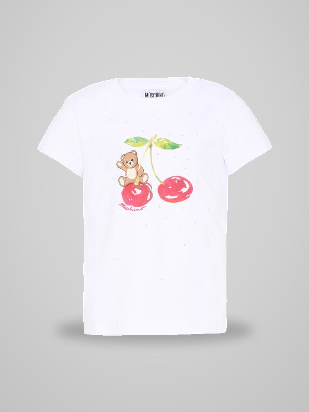 t-shirt con teddy ciliegia