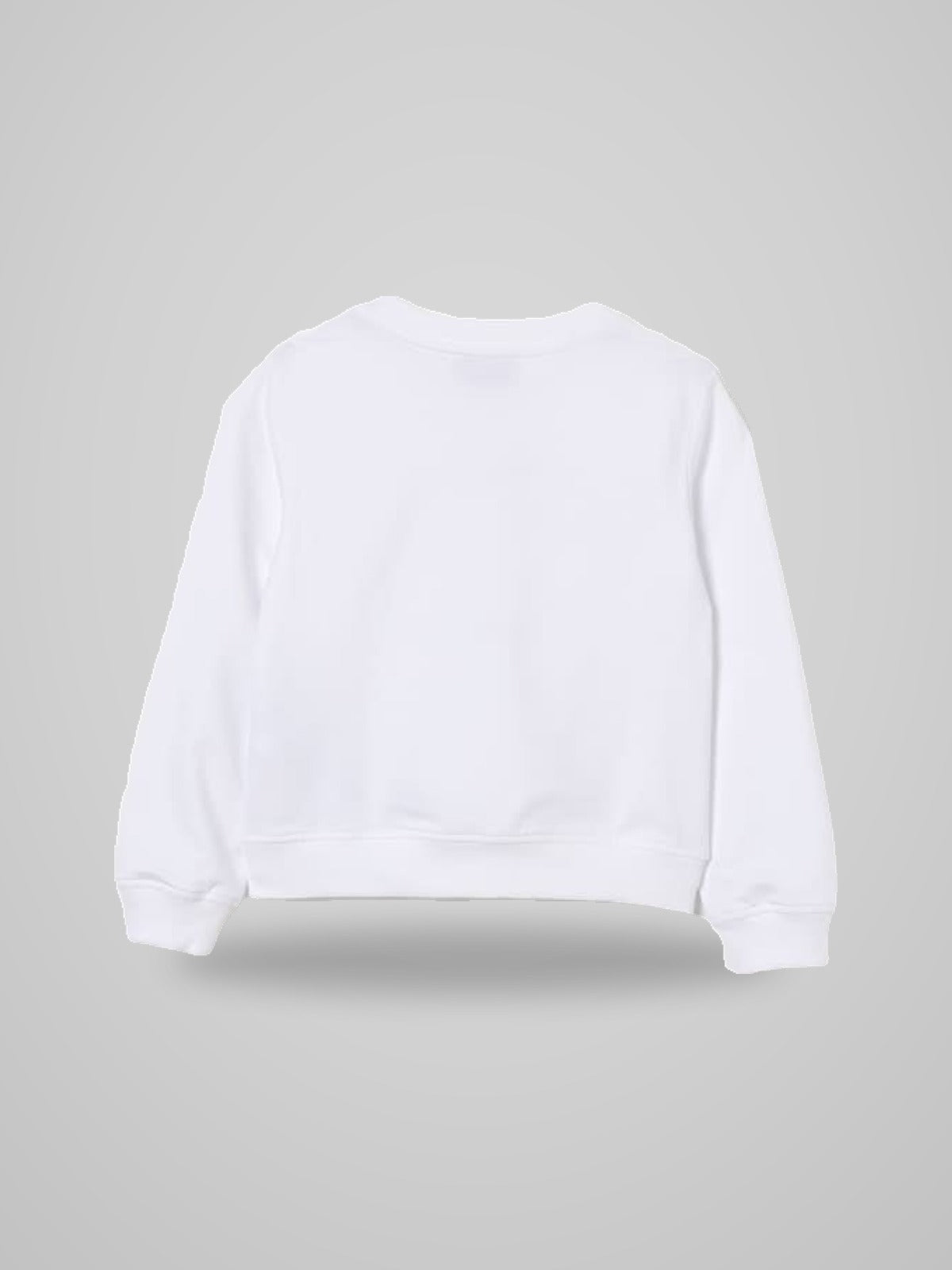 felpa con teddy fiori HLF02M LDA00 10101 MOSCHINO KIDS 