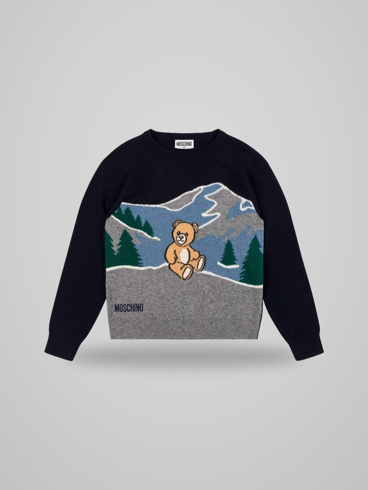 maglione con ricamo orsetto iconico