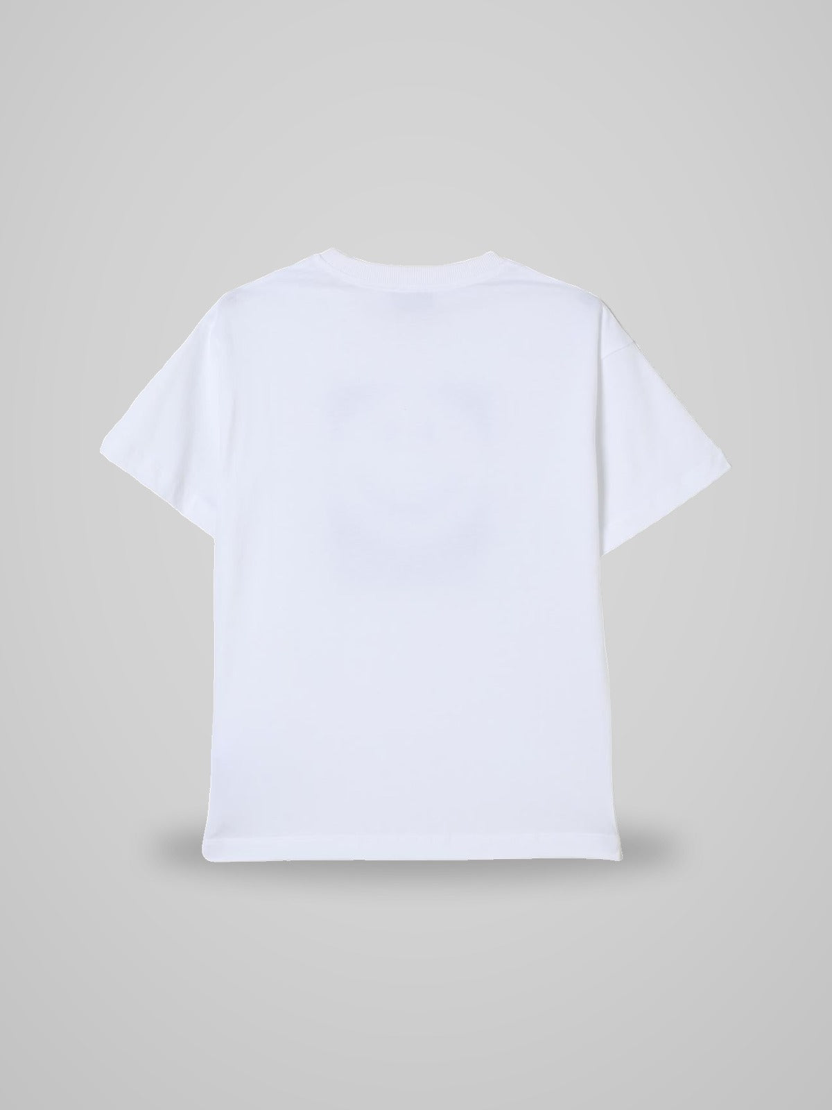 t-shirt logo smile HSM05GLAA01 10101 MOSCHINO KIDS 