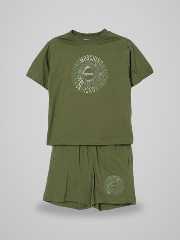 completo due pezzi con logo