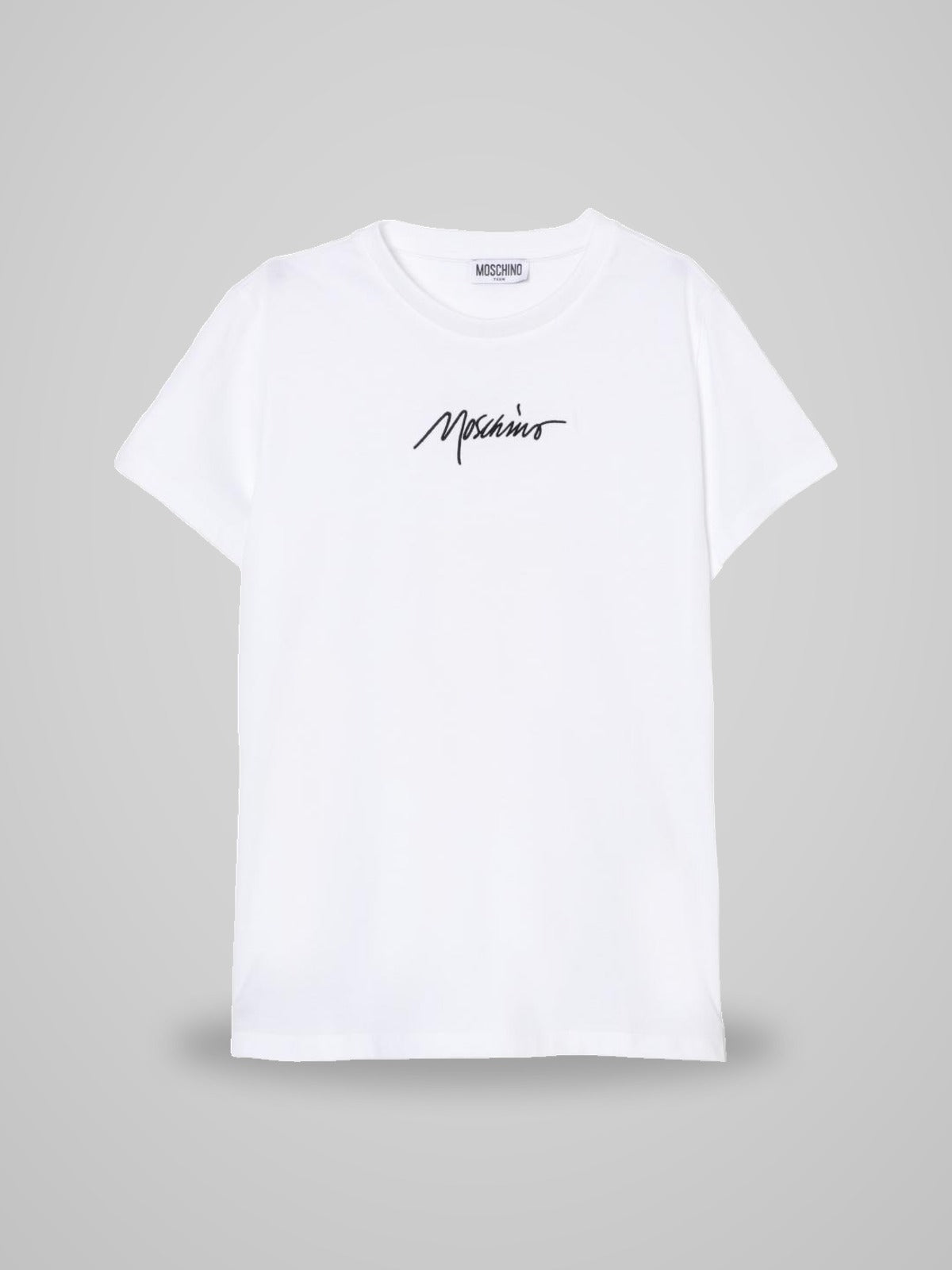 t-shirt con logo scritto