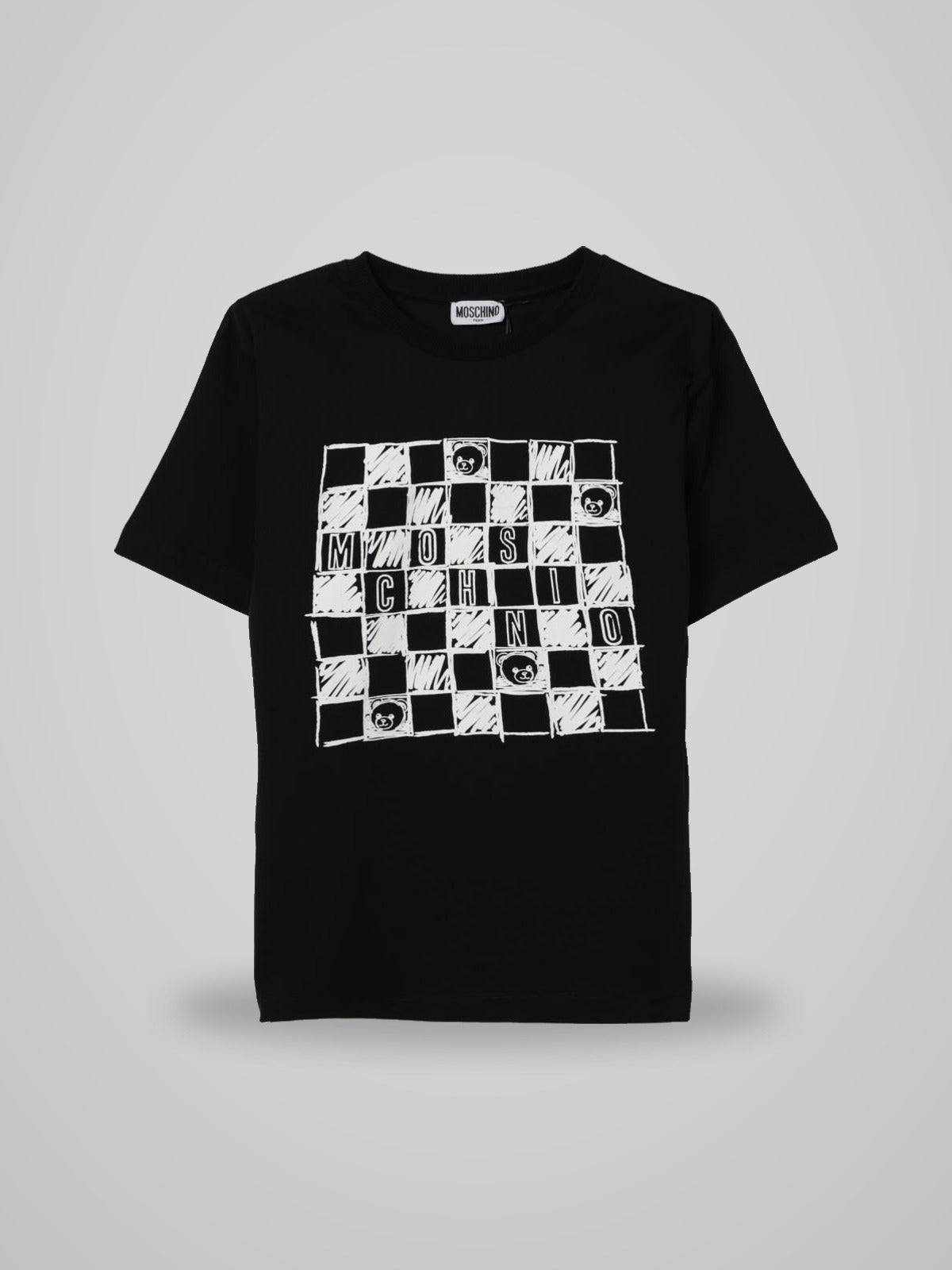 t-shirt stampa scacchi