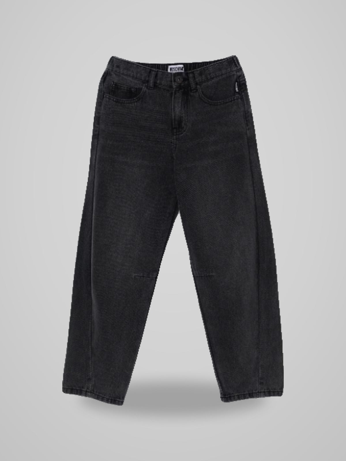 jeans in denim con patch