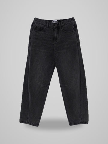 jeans in denim con patch