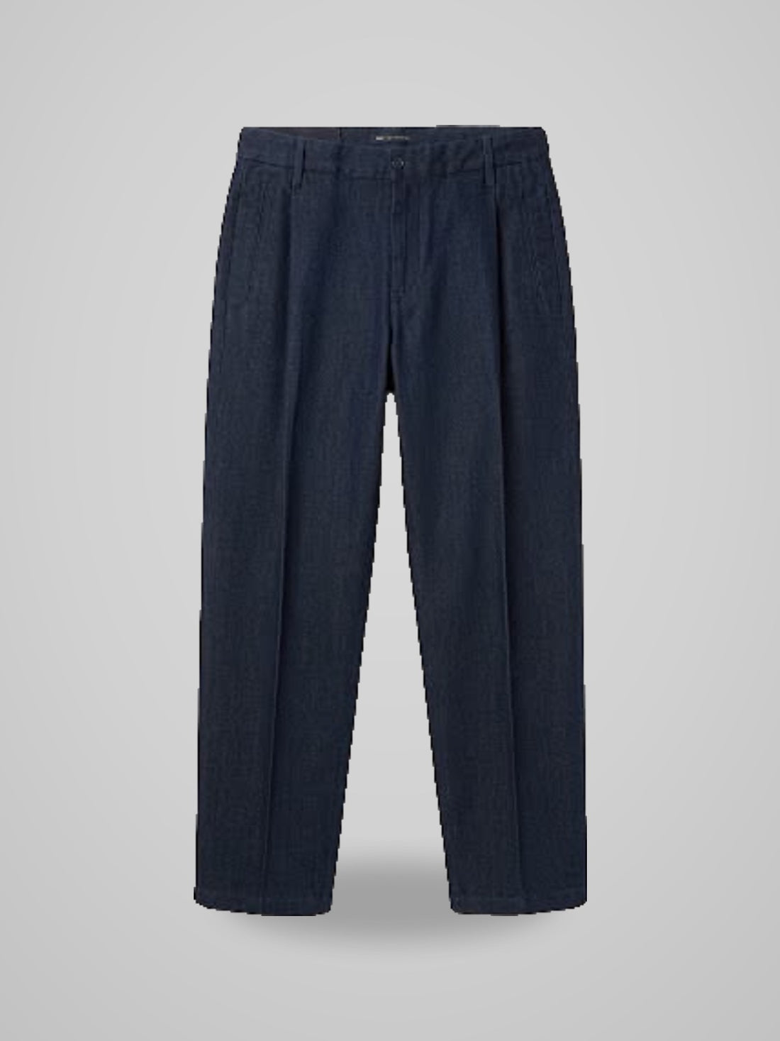 jeans in denim con pinces