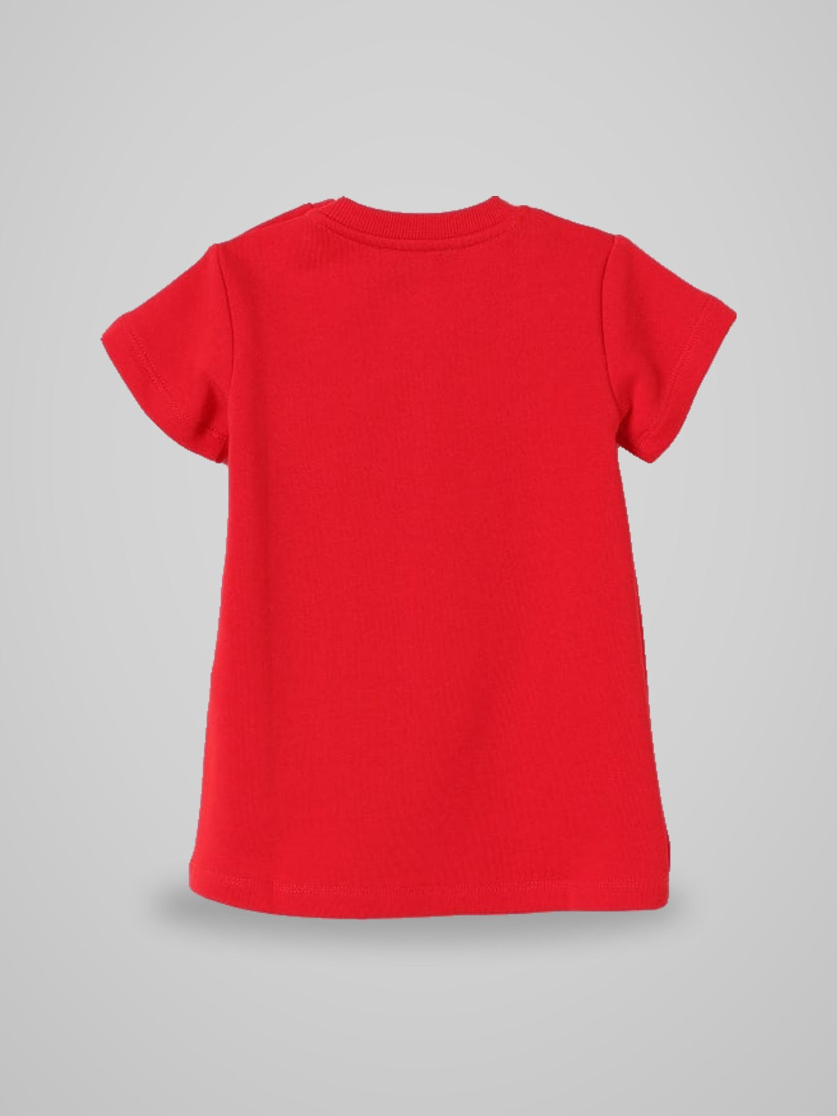 abito in cotone con stampa orsetto MAV0C9 LCA52 50109 MOSCHINO KIDS 