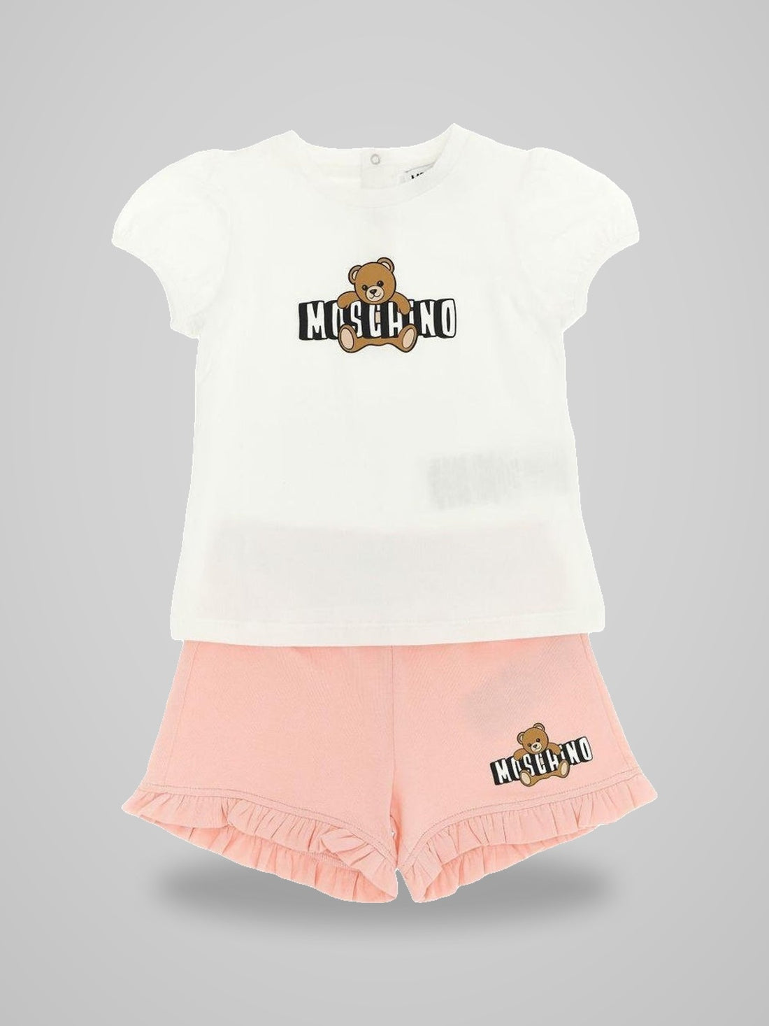 Set con shorts moschino
