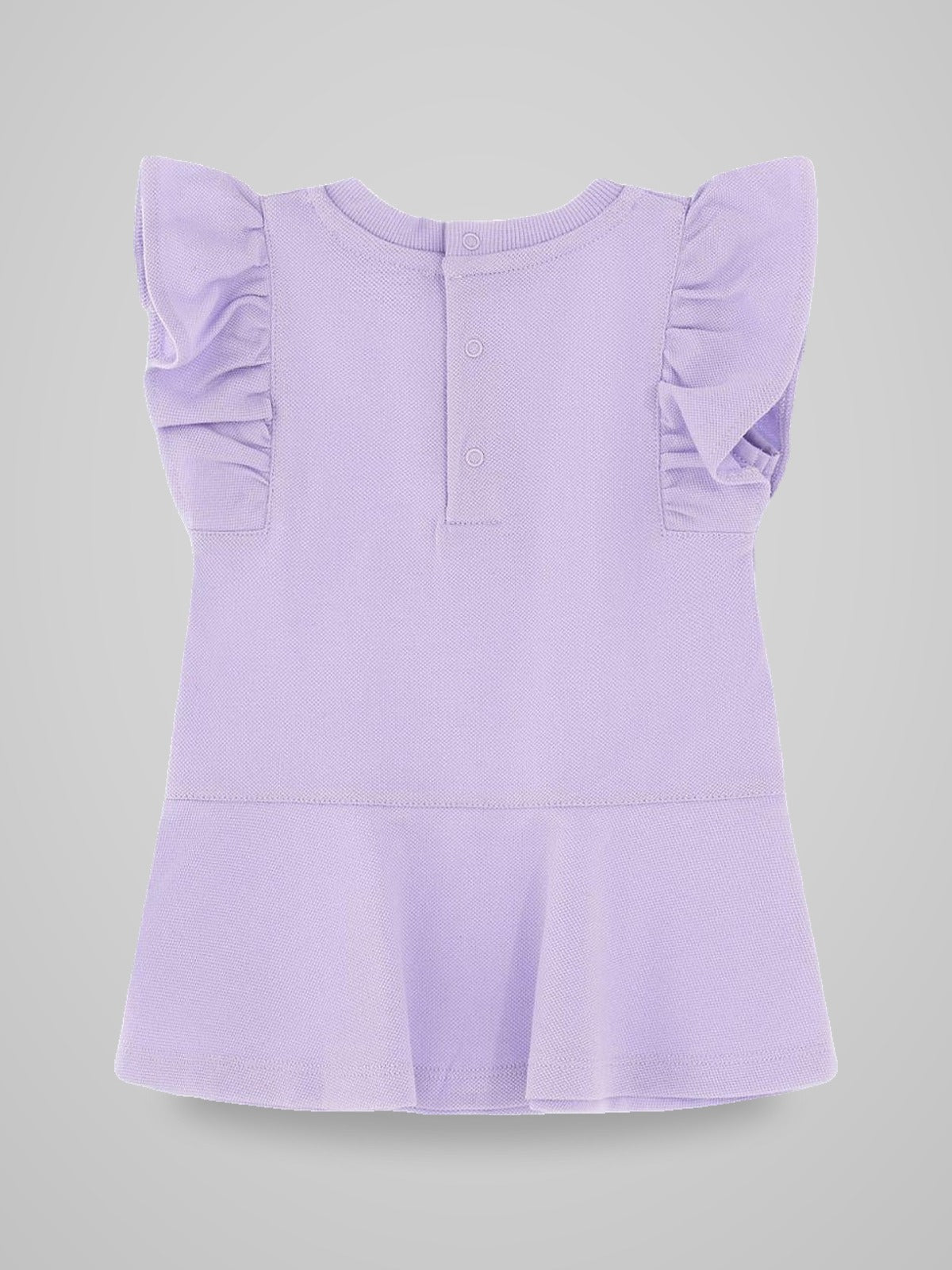 abito con rouches MDV0DILFA06 51683 MOSCHINO KIDS 