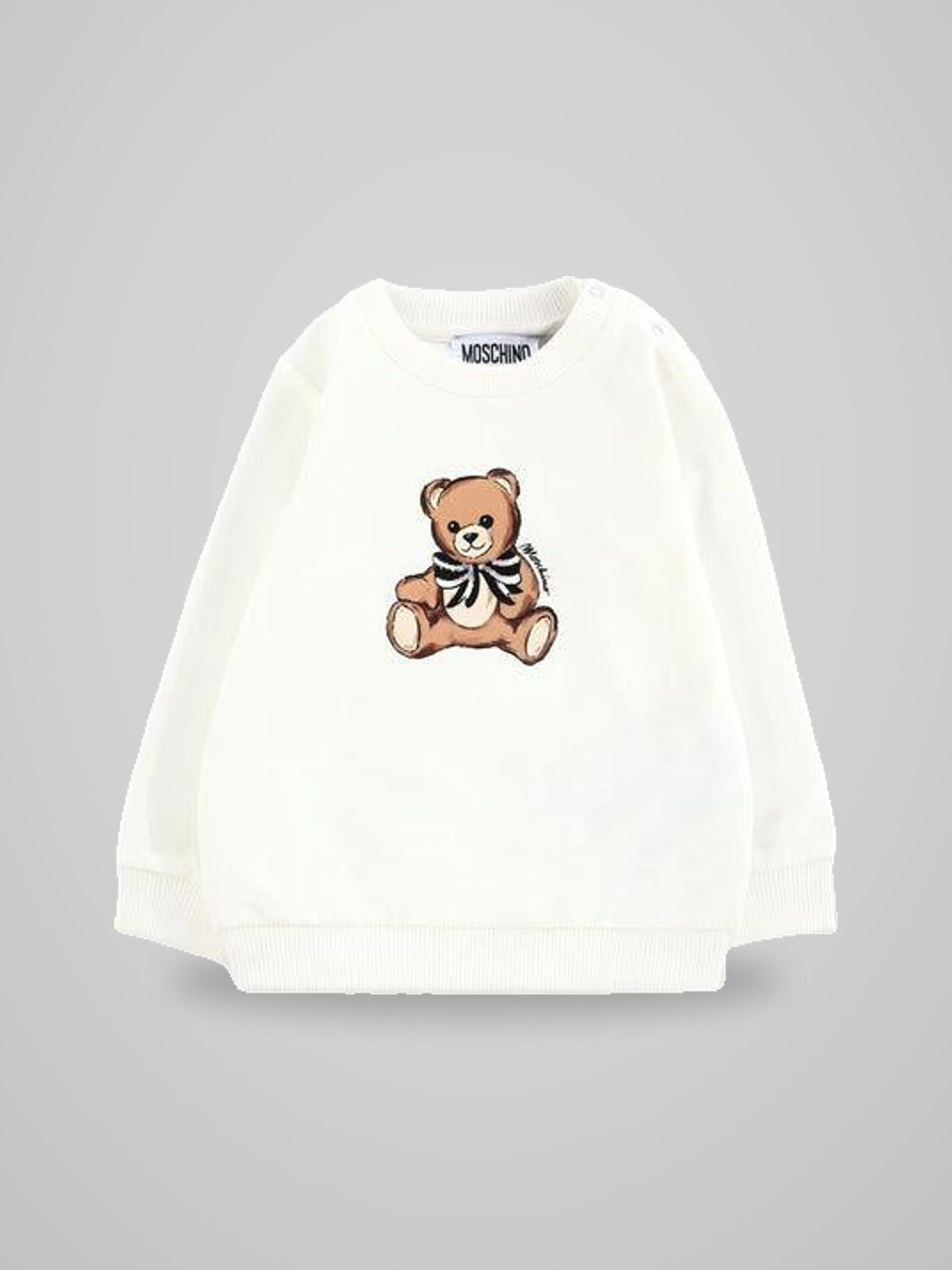 felpa con stampa orso