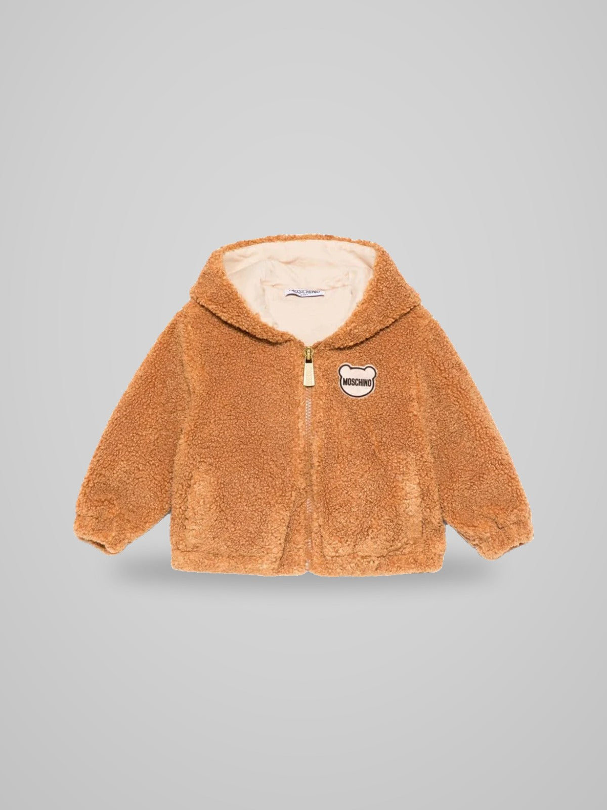 giubbino teddy con orecchie
