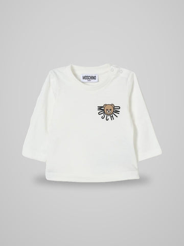 t-shirt con lgoo petto