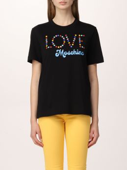 t-shirt maniche corte con logo "Love"