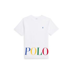 t-shirt con scritta "Polo"