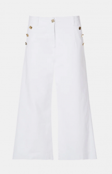 pantaloni drill bianco