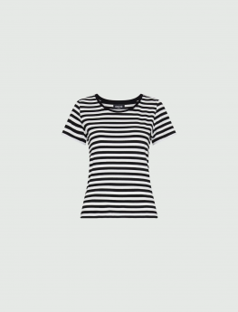 t-shirt righe bicolor