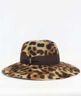 Cappello sophie leopardato