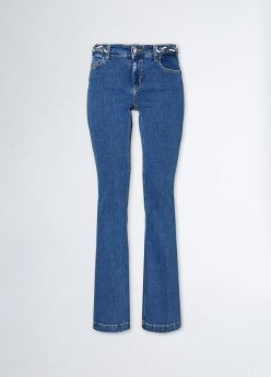 jeans flare bottom up