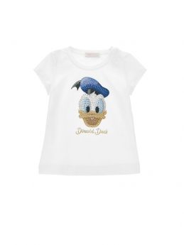 T-shirt paperino con strass