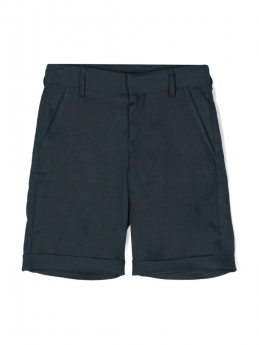 shorts in lino blu