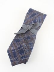 Cravatta seta effetto lana