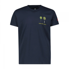t-shirt tennis con logo sul petto