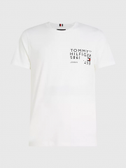 T-shirt con maxi logo posteriore