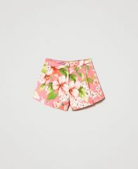 shorts motivo floreale
