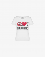 t-shirt moschino jeans cuore